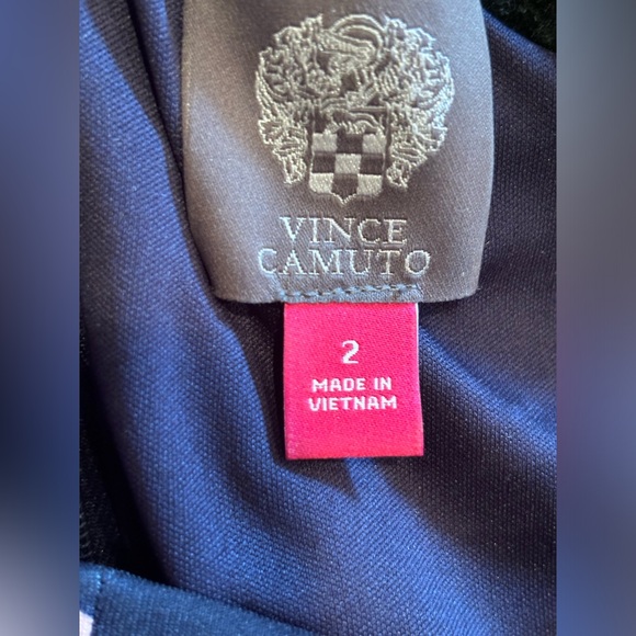 Vince Camuto fit and flare Blue Floral Dress EUC size 2 - Picture 5 of 5